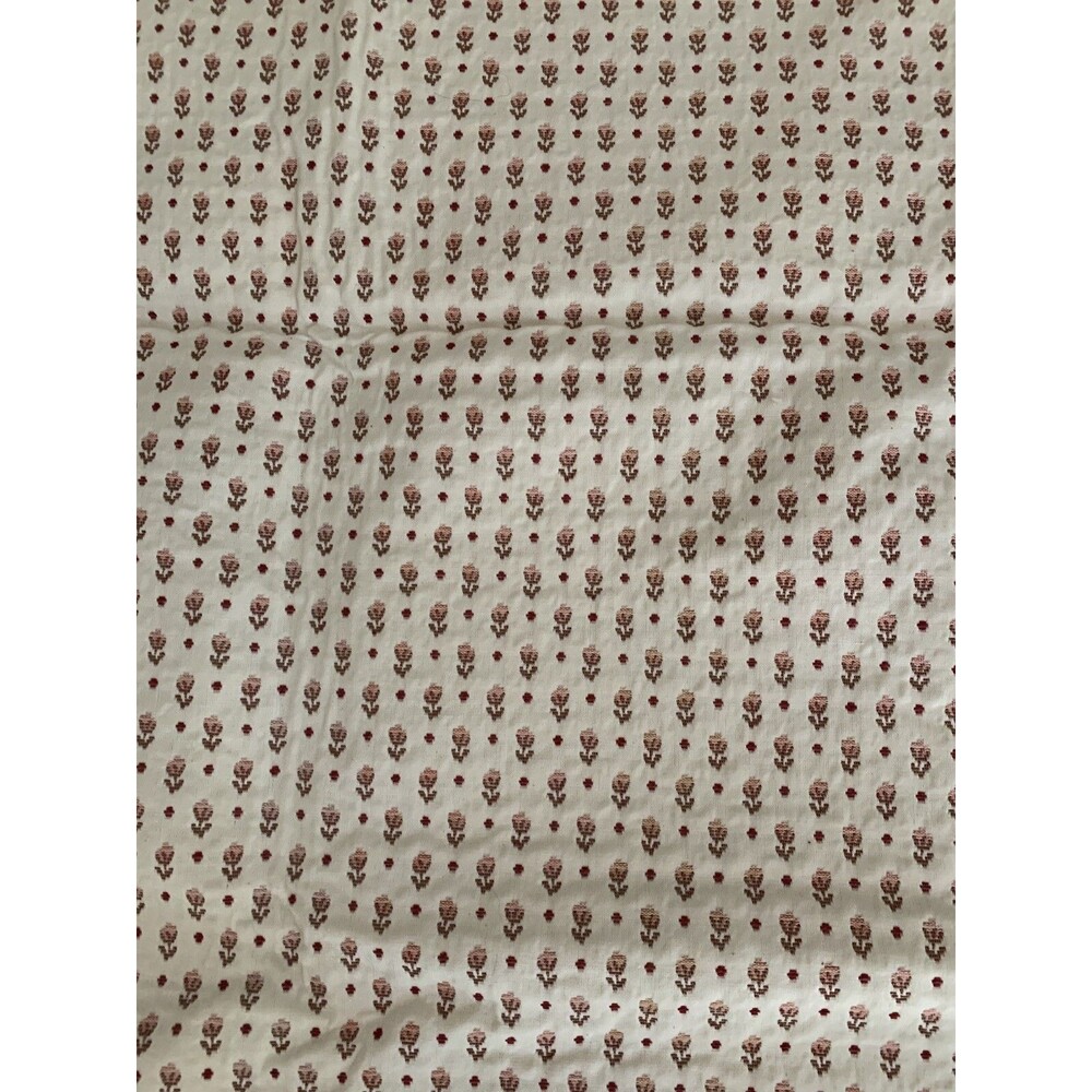 vintage upholstery fabric floral high end 72x54”